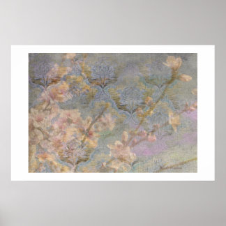 Poster sur la Tapisserie de la fleur d'amande