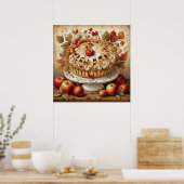 Poster sur la tarte aux pommes d'automne (Cuisine)
