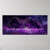 Poster sur la typographie de l'enchevêtrement (Devant)