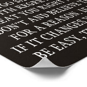 Poster sur la vie (Coin)