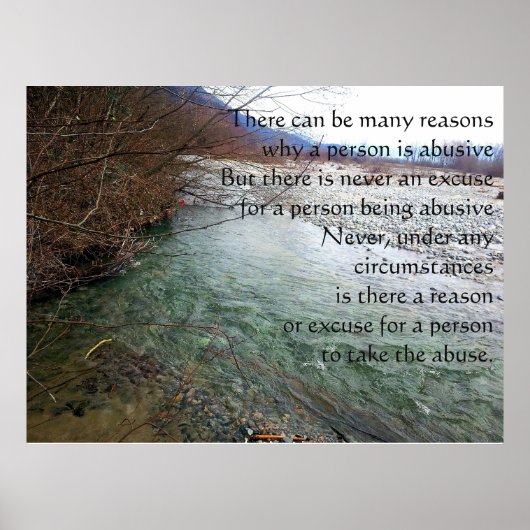 Poster sur la violence domestique (Devant)