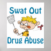 Poster sur l'abus de drogues Swat Out (Devant)