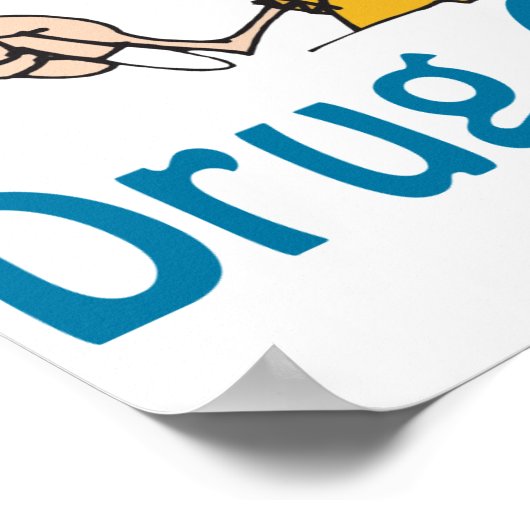 Poster sur l'abus de drogues Swat Out (Coin)