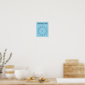 Poster sur l'apprentissage à l'heure (Cuisine)