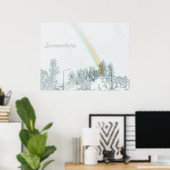 Poster sur l'Arc-en-ciel 1 (Bureau à domicile)