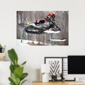 Poster Sur l'attaque Snowmobile Print (Bureau à domicile)