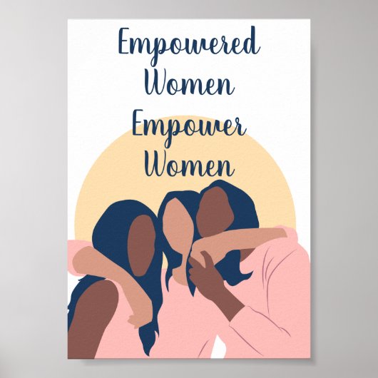 Poster sur l'autonomisation des femmes (Devant)