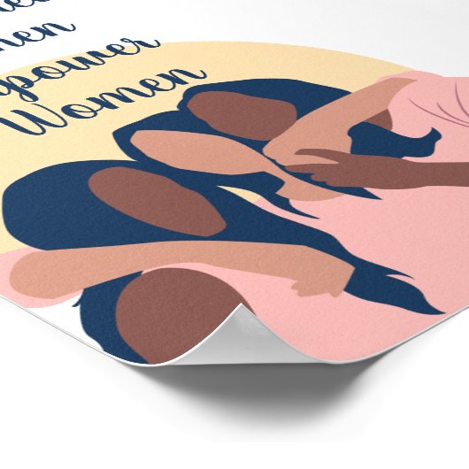 Poster sur l'autonomisation des femmes (Coin)