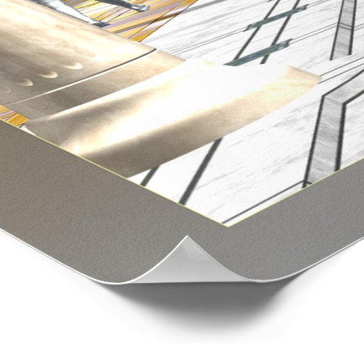 Poster Sur Le Balcon (Coin)