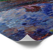 Poster Sur le bateau, Monet (Coin)