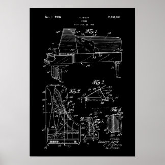 Poster sur le brevet de vinyle
