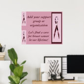 Poster sur le cancer du sein (Bureau à domicile)