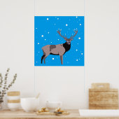 Poster sur le Cerf de Neige (Cuisine)