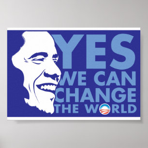 Poster sur le changement OBAMA