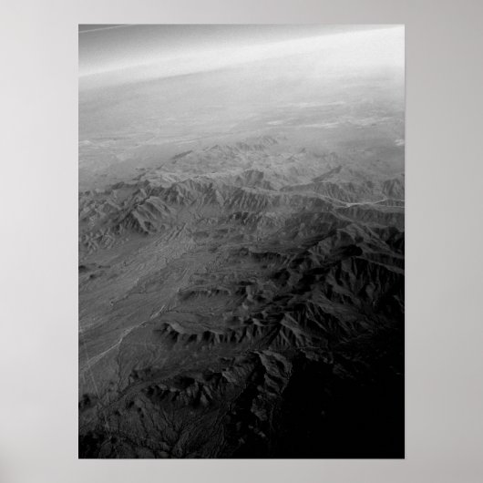 Poster sur le chemin de Hawaii B&W (Devant)