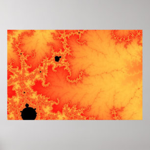 Poster sur le feu de charbon