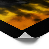 Poster sur le feu et la fumée (Coin)