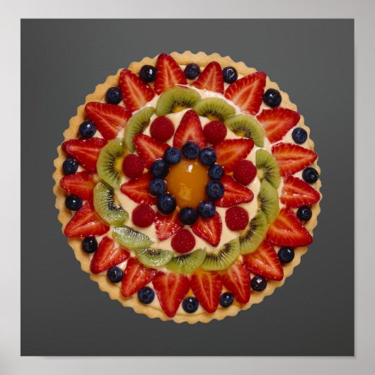 Poster sur le gâteau aux fruits (Devant)