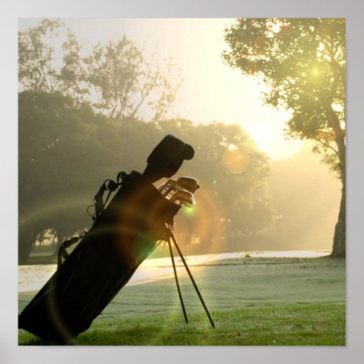 Poster sur le golf (Devant)