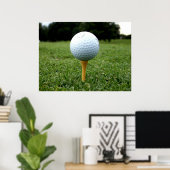 Poster sur le golf (Bureau à domicile)