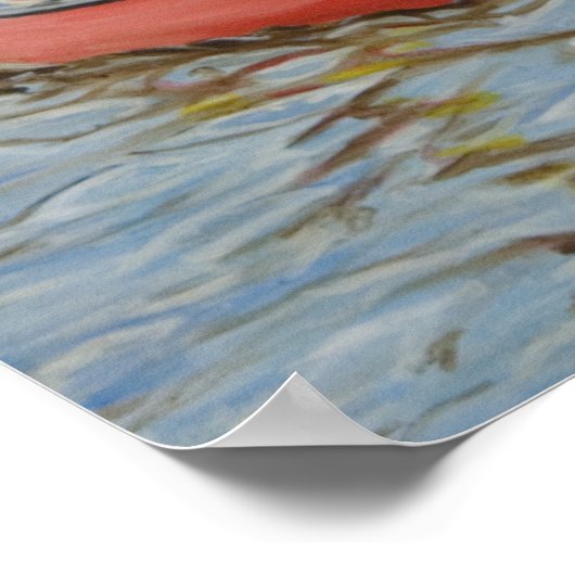 Poster Sur le lac Print (Coin)