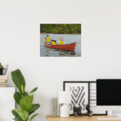 Poster Sur le lac Print (Bureau à domicile)