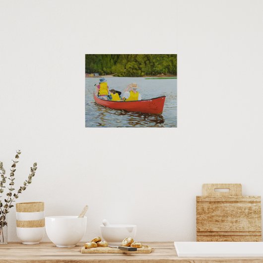 Poster Sur le lac Print (Cuisine)