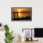 Poster sur le lac Sunrise (Bureau à domicile)