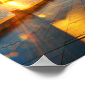 Poster sur le lac Sunrise (Coin)