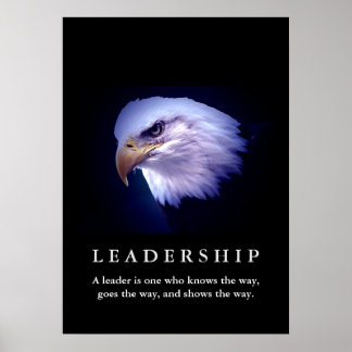 Poster sur le leadership motivationnel de l'aigle