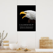 Poster sur le leadership motivationnel de l'aigle  (Cuisine)