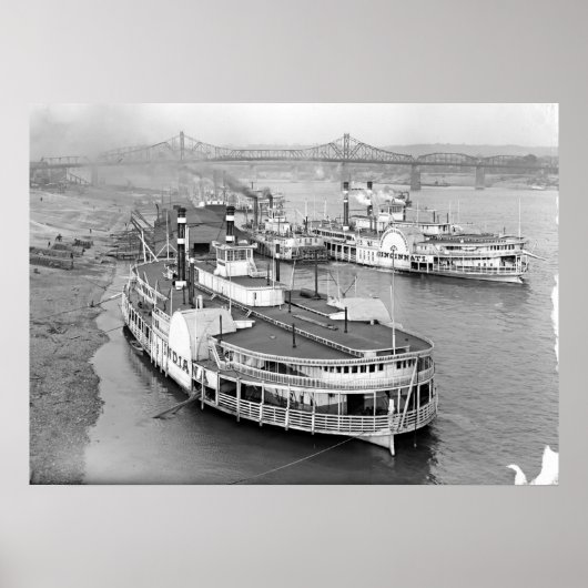 Poster Sur le Levier Cincinnati 1905 (Devant)