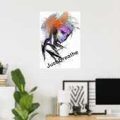 Poster sur le mieux-être en santé mentale (Bureau à domicile)