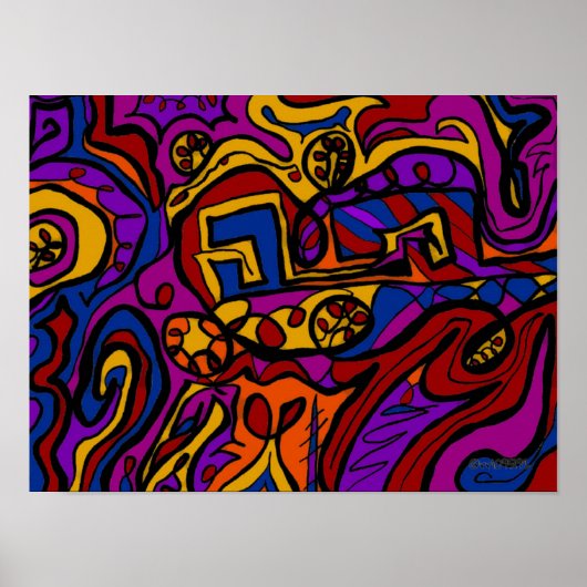 Poster Sur le mur (Devant)