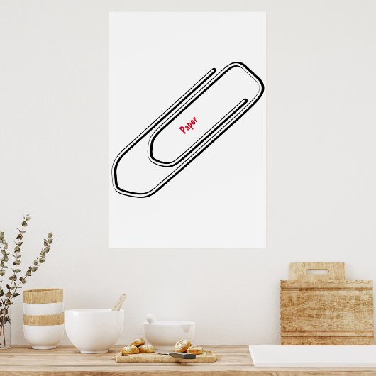 Poster sur le papier (Cuisine)