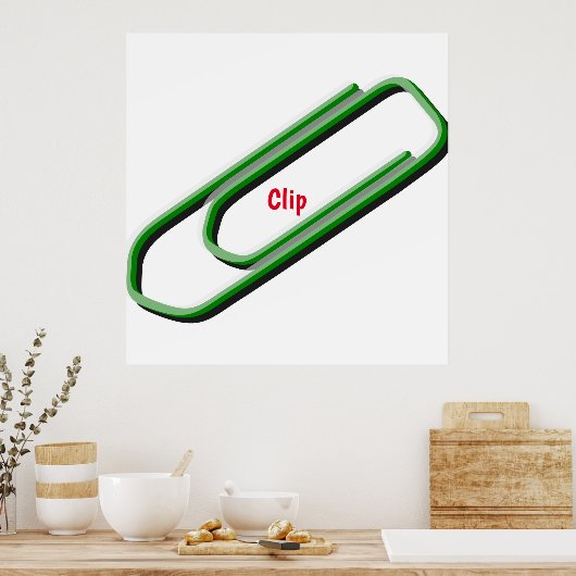 Poster sur le papier (Cuisine)