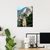 Poster Sur le pic - Huangshan (Bureau à domicile)