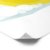 Poster Sur Le Point De Pop Caoutchouc Buble Baby shower R (Coin)