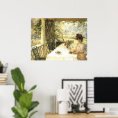 Poster Sur le porche (Bureau à domicile)