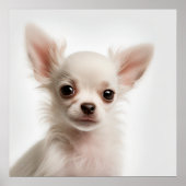 Poster sur le portrait de Chihuahua Chien Chiot (Devant)