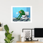 Poster Sur Le Pot (Bureau à domicile)