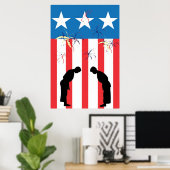 Poster sur le respect des arts martiaux (Bureau à domicile)