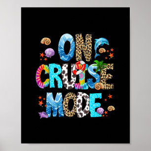Poster Sur le tee-shirt en mode croisière correspondant a