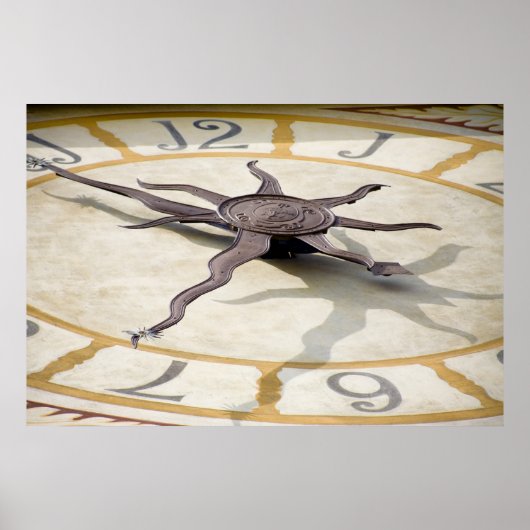 Poster sur le temps (Devant)