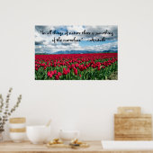 Poster sur le terrain des Tulipes rouges (Cuisine)