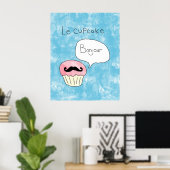 Poster sur le thème de Cupcake - Le Cupcake (Bureau à domicile)