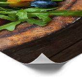 Poster sur le thème de la nourriture avec une sala (Coin)