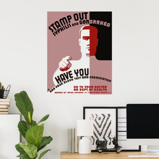 Poster sur le timbre (Bureau à domicile)