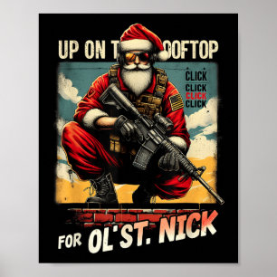 Poster Sur Le Toit Cliquez Sur Cliquez Sur Noël