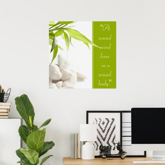 Poster sur le traitement des spas (Bureau à domicile)